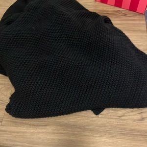 Indigo throw blanket